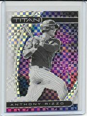 Anthony Rizzo [Building Blocks] #1 Baseball Cards 2021 Panini Chronicles Titan Prices