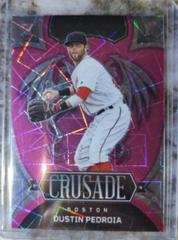Dustin Pedroia [Pink Velocity] #7 Baseball Cards 2023 Panini Chronicles Crusade Prices
