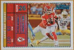 Patrick Mahomes II [Platinum] Football Cards 2022 Panini Contenders Game Day Ticket Prices