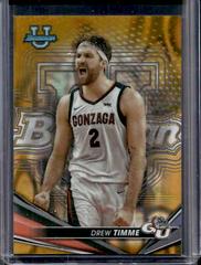 Drew Timme [Gold Lava] #100 Basketball Cards 2022 Bowman University Best Prices