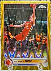 Gradey Dick [Gold RayWave] Basketball Cards 2022 Topps Chrome McDonald's All-American Prices