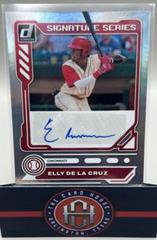 Elly De La Cruz [Holo] #1990-EC Baseball Cards 2023 Panini Donruss Optic Retro 1990 Signatures Prices
