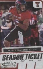 Patrick Mahomes II [Cracked Ice Ticket] #1 Football Cards 2021 Panini Contenders Draft Picks Prices