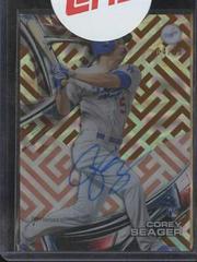 Corey Seager [Orange Magma Diffractor] #HT-CSE Baseball Cards 2016 Topps High Tek Autograph Prices