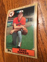 Brad Havens Baseball Cards 1987 Topps Prices
