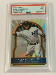 Alex Rodriguez [Refractor] #50 Baseball Cards 2011 Finest Prices