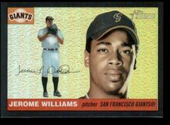 Jerome Williams [Black Retrofractor] Baseball Cards 2004 Topps Heritage Chrome Prices