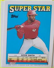 Ozzie Smith #12 Baseball Cards 1988 Topps Stickercard Prices