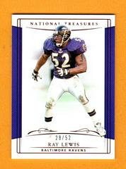 Ray Lewis #3 Football Cards 2018 National Treasures Prices
