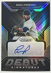 Enoli Paredes #DS-EP Baseball Cards 2022 Panini Prizm Debut Signatures Prices