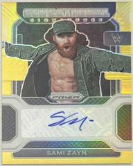Sami Zayn [Gold Prizm] Wrestling Cards 2022 Panini Prizm WWE Sensational Signatures Prices