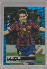 Lionel Messi [Icy Blue Foilboard] #HH-10 Soccer Cards 2023 Topps UEFA Club Historic Hat Trick Prices