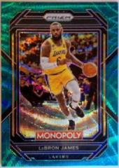 LeBron James [Boardwalk Blue] Basketball Cards 2023 Panini Prizm Monopoly Prices