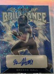 Breece Hall [Metalized Sparkles Blue] #FB-BH1 Football Cards 2022 Leaf Flash of Brilliance Autographs Prices