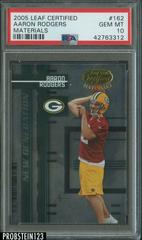 Aaron Rodgers #162 Football Cards 2005 Leaf Certified Materials Prices