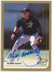 Carlos Hernandez [Certified Autograph] Baseball Cards 1999 Topps Traded Prices