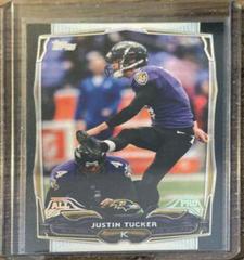 Justin Tucker [Black] #186 Football Cards 2014 Topps Prices