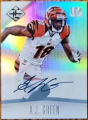 A.J. Green [Monikers Silver Autograph] #25 Football Cards 2012 Panini Limited Prices