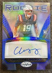 Christian Gonzalez [Blue] #RS-22 Football Cards 2023 Panini Certified Rookie Signatures Prices