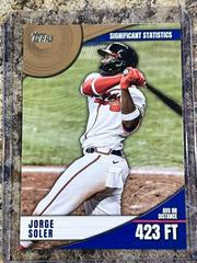 Jorge Soler [Gold] Baseball Cards 2022 Topps Significant Statistics Prices