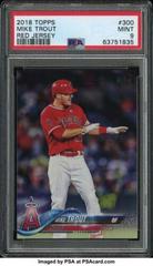 Mike Trout [Red Jersey] #300 Baseball Cards 2018 Topps Prices