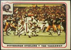 Pittsburgh Steelers [The Takeaway] #24 Football Cards 1976 Fleer Team Action Prices