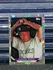 David Nied [Prism] #444 Baseball Cards 1993 Topps Micro Prices