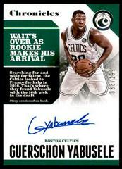 Guerschon Yabusele Basketball Cards 2017 Panini Chronicles Autographs Prices