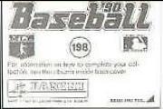 Dave Stewart [Bo Jackson] Baseball Cards 1990 Panini Stickers Prices