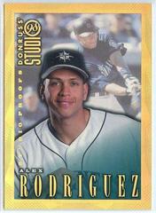 Alex Rodriguez [Gold Press Proof] Baseball Cards 1998 Studio Prices