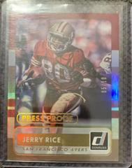 Jerry Rice [Press Proof Gold] #164 Football Cards 2015 Panini Donruss Prices