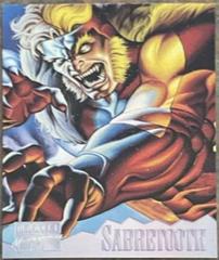 Sabretooth #6 Marvel 1995 Masterpieces Holoflash Prices