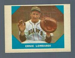 Ernie Lombardi #17 Baseball Cards 1960 Fleer Prices