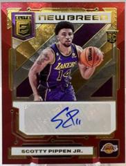 Scotty Pippen Jr. [Red] #NB-SPJ Basketball Cards 2022 Panini Donruss Elite New Breed Autographs Prices