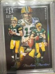 Aaron Rodgers [Holo Silver] #3 Football Cards 2022 Panini National Treasures Modern Masters Prices