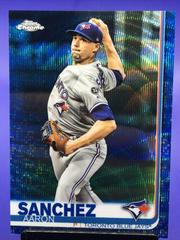 Aaron Sanchez [Blue Wave Refractor] #132 Baseball Cards 2019 Topps Chrome Prices