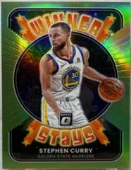 Stephen Curry [Lime Green] #4 Basketball Cards 2021 Panini Donruss Optic Winner Stays Prices