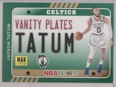 Jayson Tatum #22 Basketball Cards 2020 Panini Hoops Vanity Plates Prices