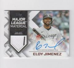Eloy Jimenez Baseball Cards 2022 Topps Update Major League Material Autographs Prices