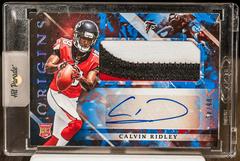 Calvin Ridley [Jumbo Patch Autograph Blue] #106 Football Cards 2018 Panini Origins Prices