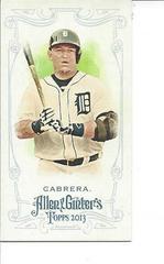 Miguel Cabrera [Mini] #379 Baseball Cards 2013 Topps Allen & Ginter Prices