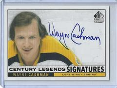 Wayne Cashman Hockey Cards 2020 SP Signature Edition Legends Century Prices