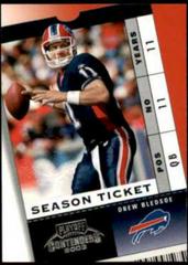 Drew Bledsoe [Orange County] #13 Football Cards 2003 Playoff Contenders Prices