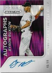 Byron Buxton [Purple Flash] #34 Baseball Cards 2015 Panini Prizm Autograph Prizms Prices