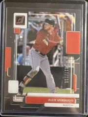 Alex Verdugo [Red] #40 Baseball Cards 2022 Panini Chronicles Clearly Donruss Prices