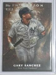 Gary Sanchez [Orange] #77 Baseball Cards 2018 Topps Inception Prices