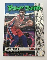 Joel Embiid [Hyper Green] #17 Basketball Cards 2021 Panini Hoops Prime Twine Prices