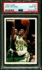Gary Payton #215 Basketball Cards 1994 Fleer Prices