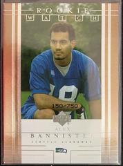 Alex Bannister #229 Football Cards 2001 Upper Deck Rookie F/X Prices
