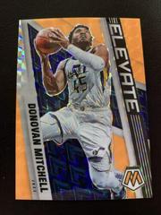 Donovan Mitchell [Orange Fluorescent] Basketball Cards 2021 Panini Mosaic Elevate Prices